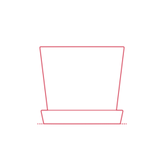 Objects Plant Pots Ikea Smulgubbe Plant Pot Saucer Small Tracing Svg Vector, Free Vectors File